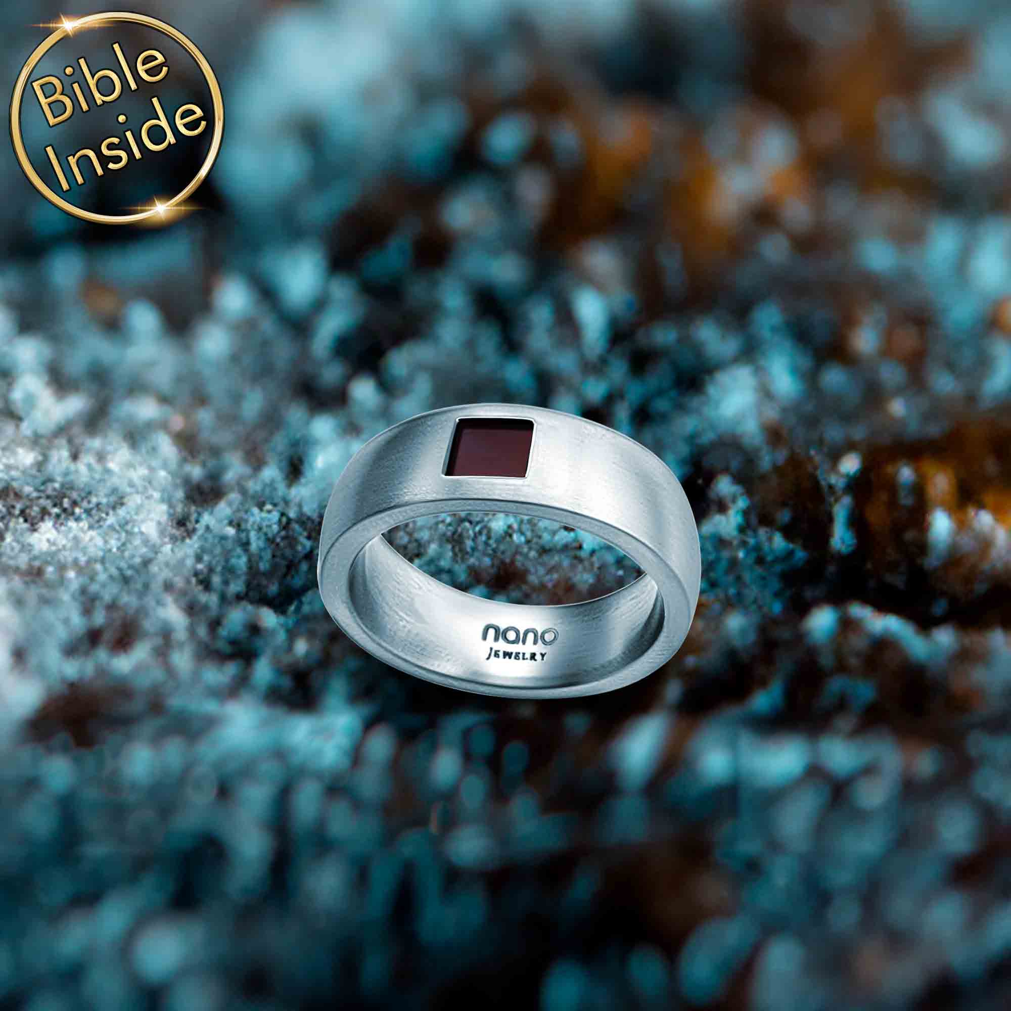 Bible Scripture Rings Featuring Embedded Holy Text Technology - My Nano Jewelry